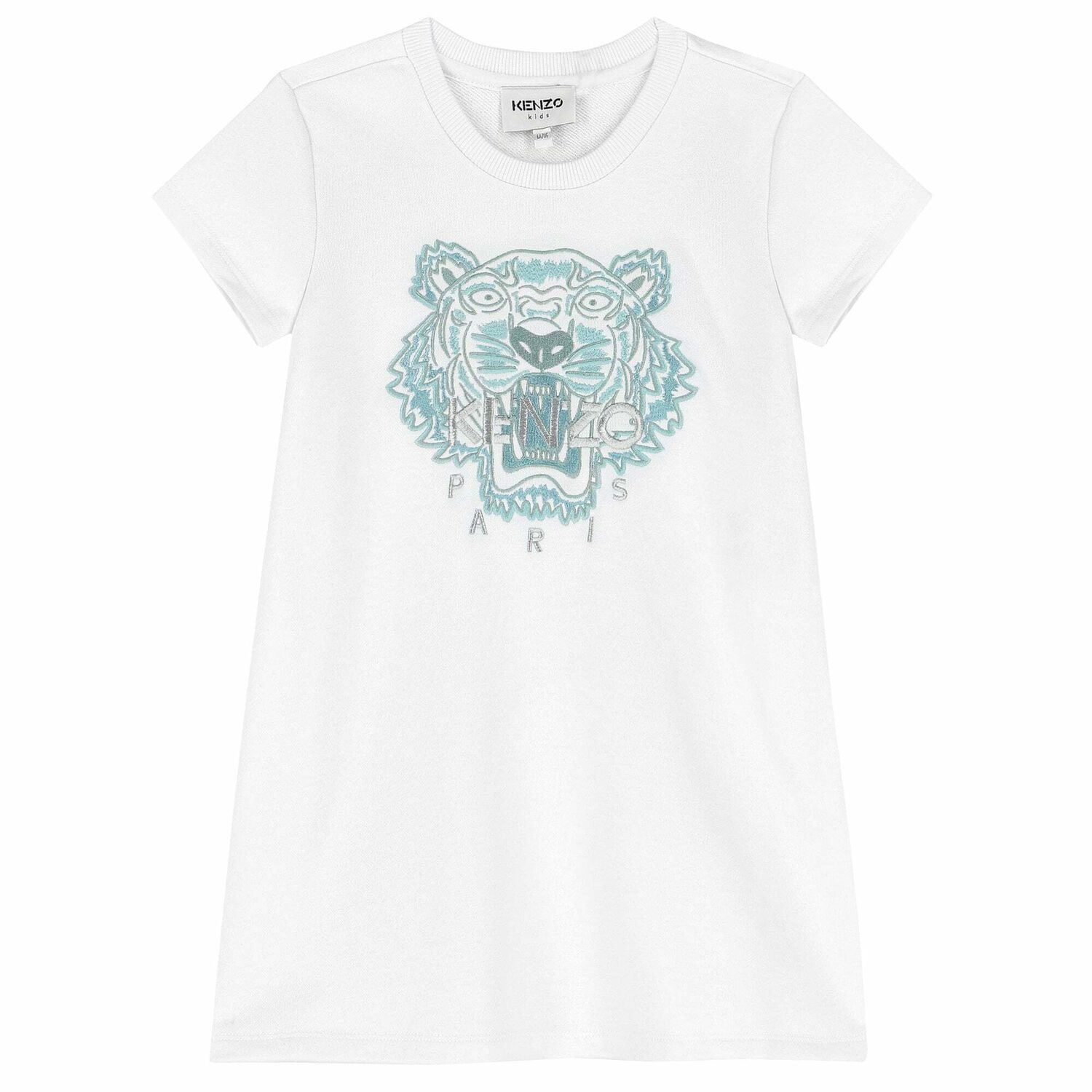 فستان بطبعة النمر ياللون الابيض, 1, hi-res image number null