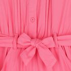 Girls Pink Pleated Playsuit, 1, hi-res