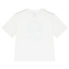 Boys White Logo T-Shirt, 2, hi-res
