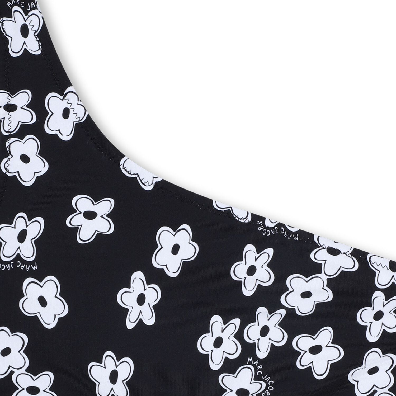 Girls Black Flower Bikini, 1, hi-res