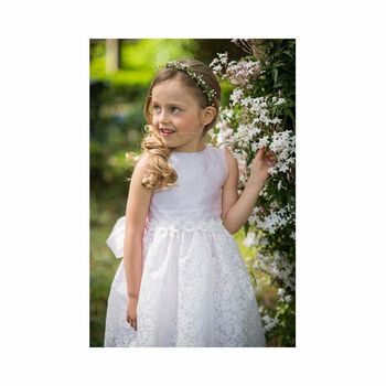 Girls Pink Embellished Dress