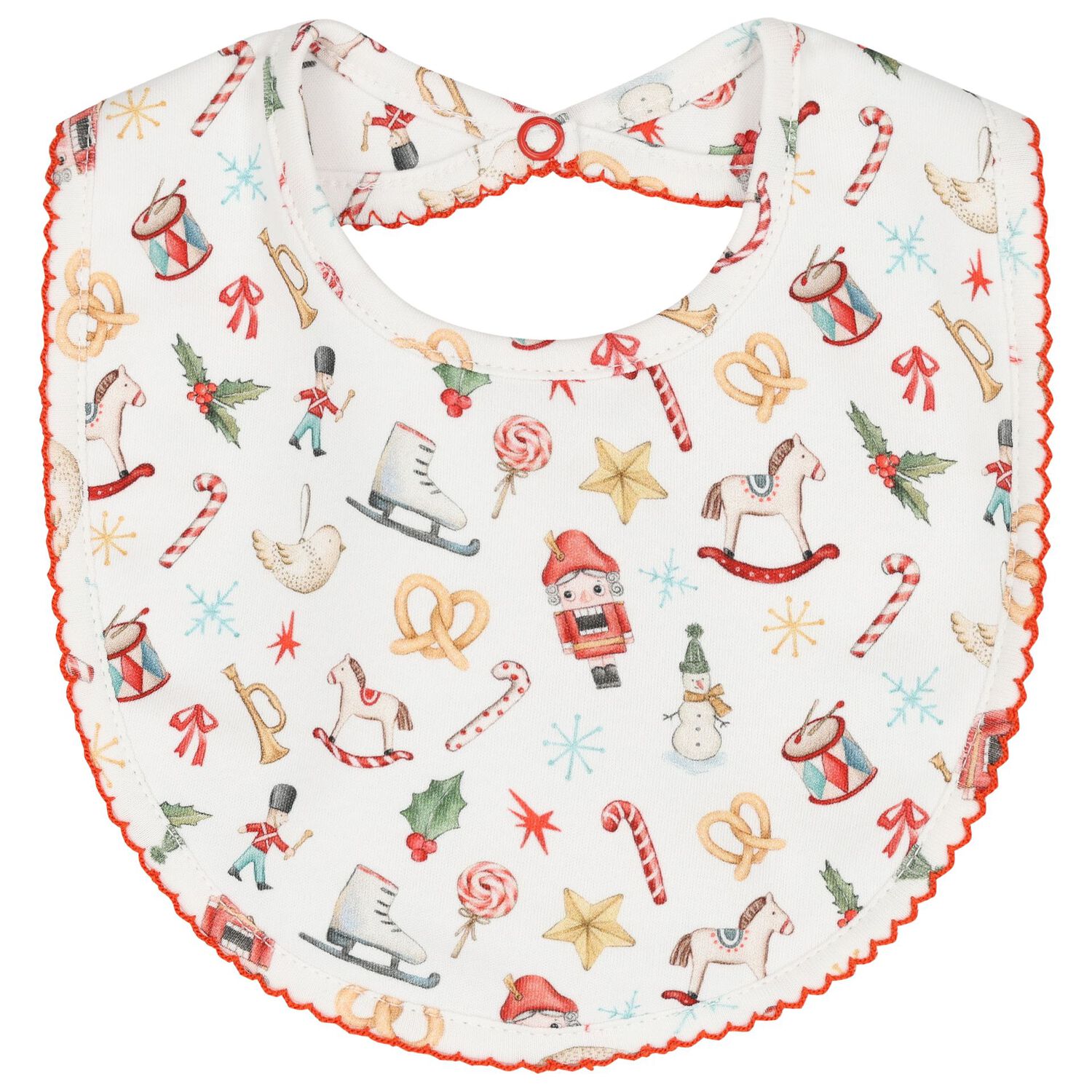 طقم أفرول هدايا بشعار احتفالي باللون الأبيض, 1, hi-res