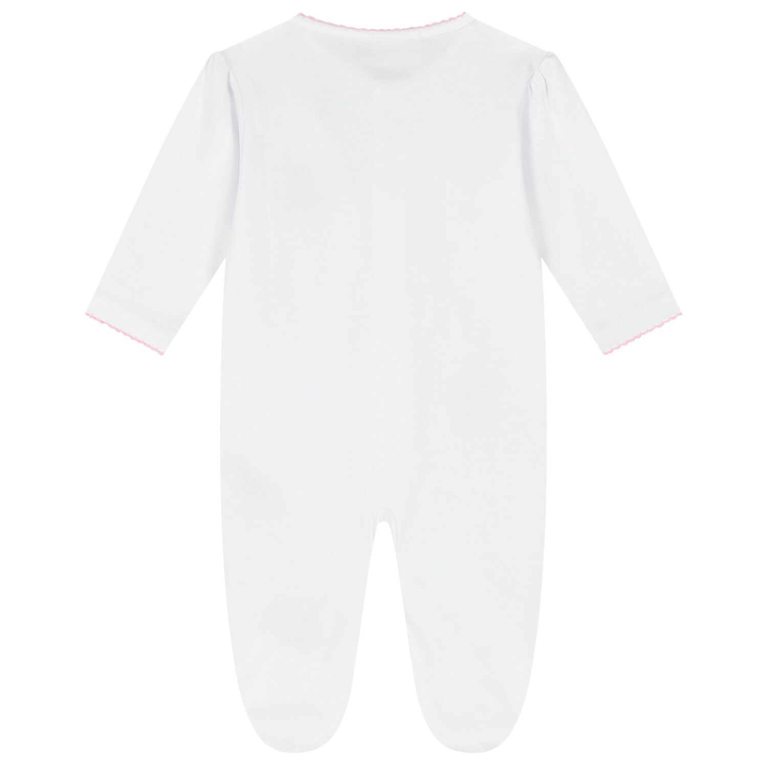 Baby Girls White & Pink Teddy Bear Babygrow Gift Set, 1, hi-res