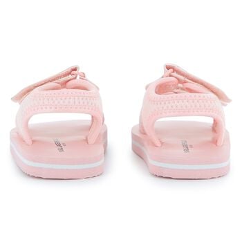 Girls Pink Choupette & Karl Sandals