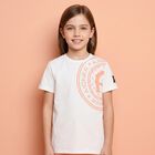 Boys White Logo T-Shirt, 4, hi-res