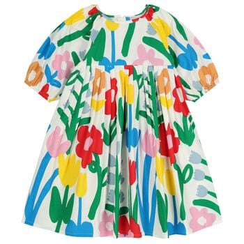 Girls Multi-Coloured Floral Dress