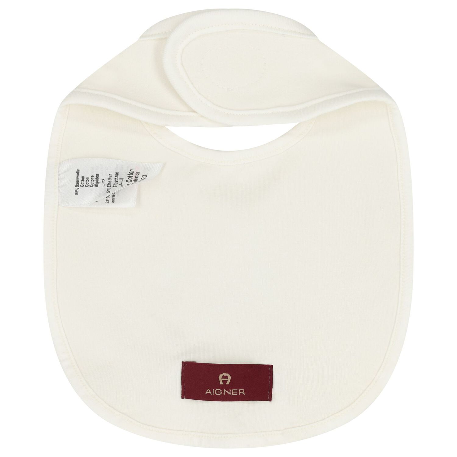 مريلة أطفال بشعار باللون عاجي وذهبي, 1, hi-res