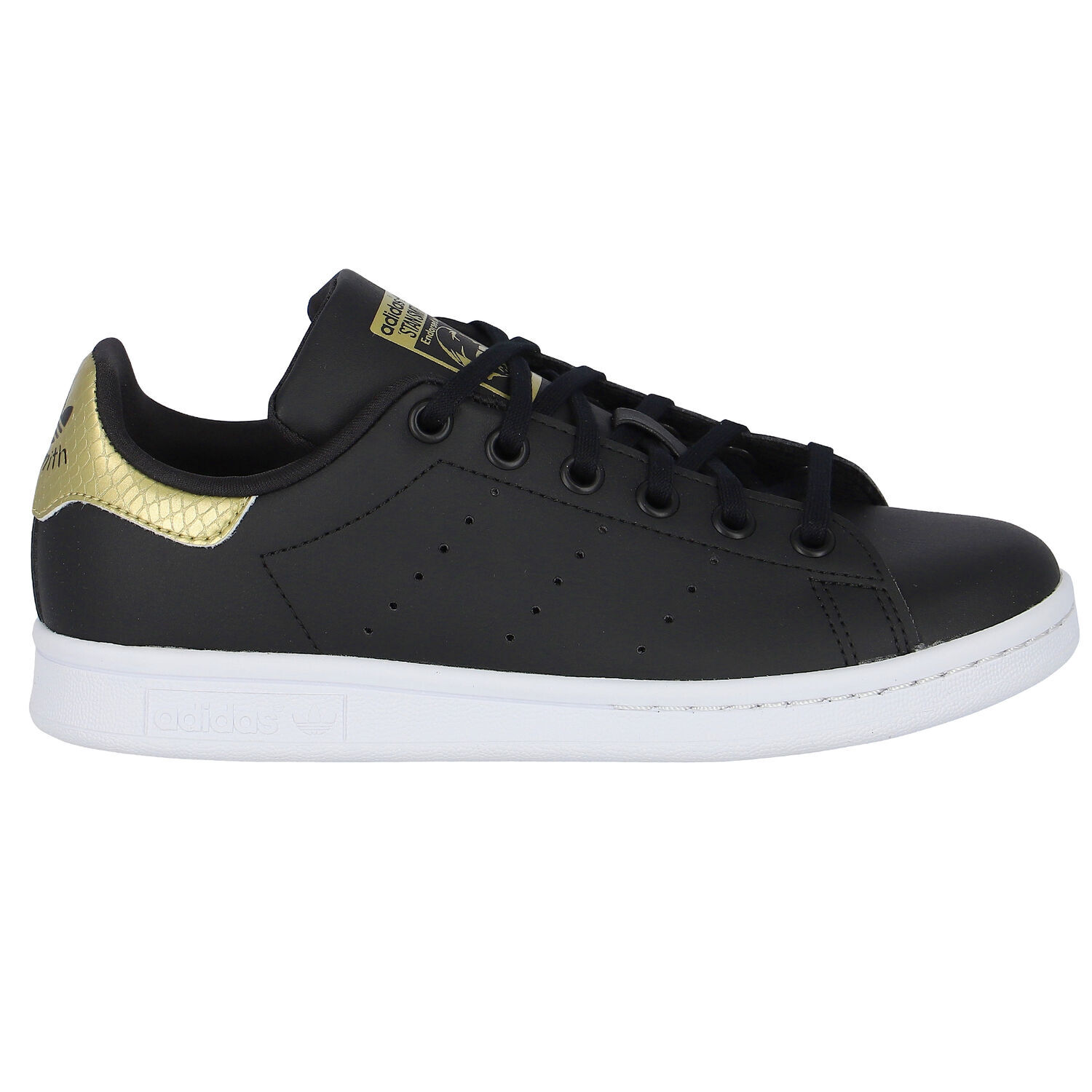 Black Stan Smith J Trainers, 1, hi-res image number null