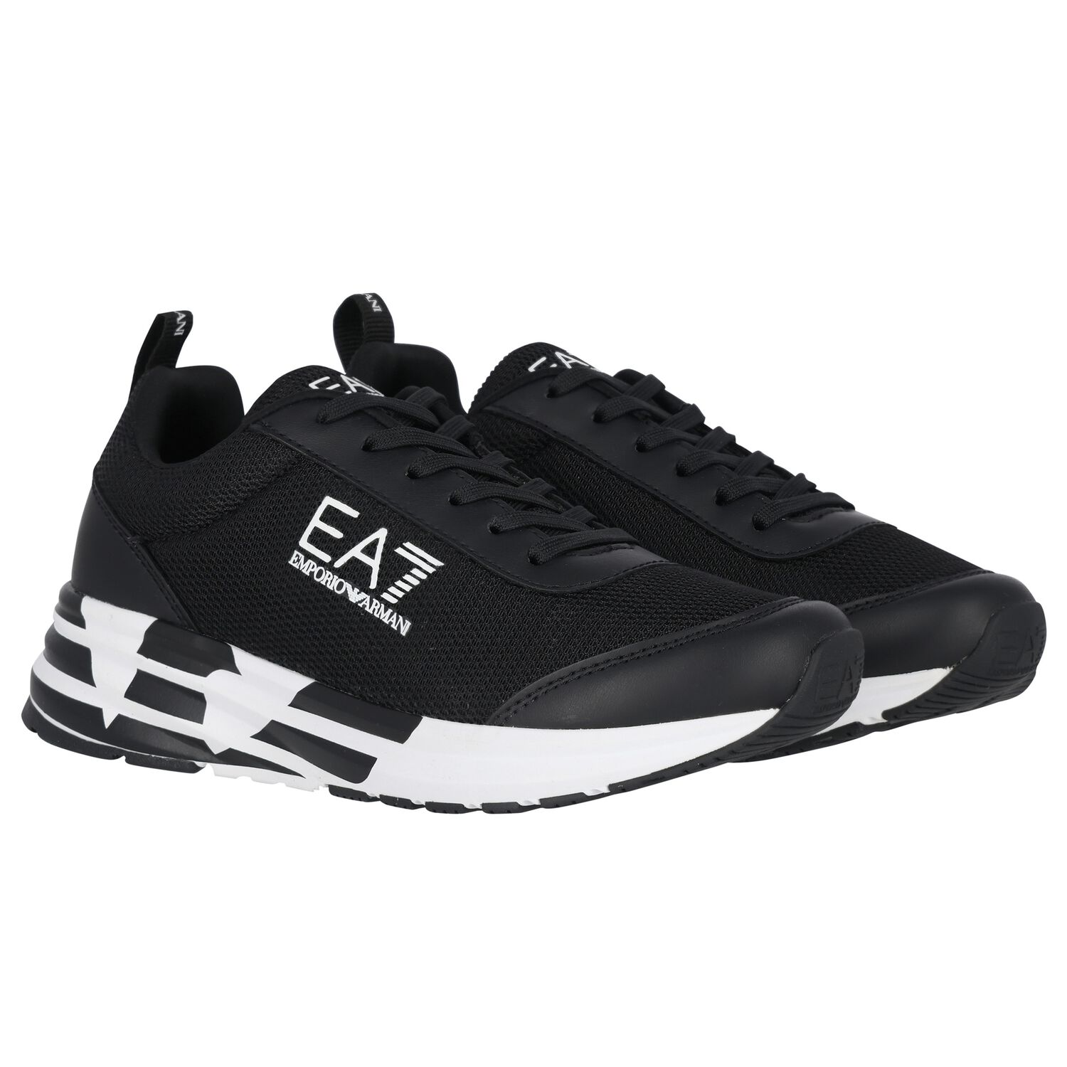 Black & White Logo Trainers, 2, hi-res