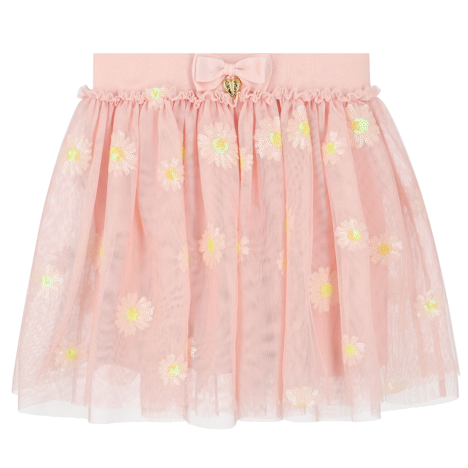 تنورة تول بالزهور باللون الوردى, 1, hi-res image number null