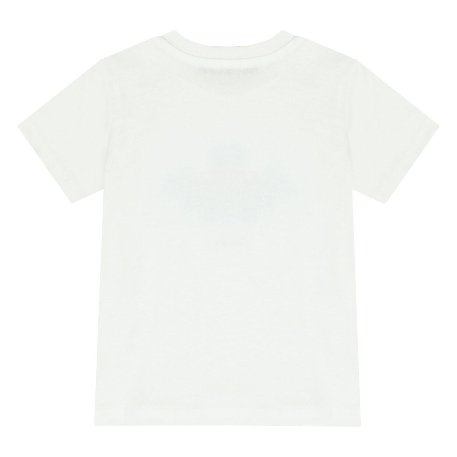 Younger Boys White & Blue Logo Shorts Set, 1, hi-res