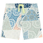 Boys Multi-Colored Logo Shorts, 3, hi-res