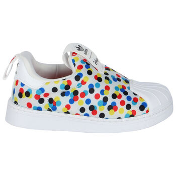 White Superstar Disney 360 Trainers