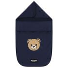 Navy Blue Teddy Bear Logo Baby Nest, 5, hi-res