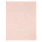 بطانية محبوكة باللون الزهري للبنات, 1, hi-res