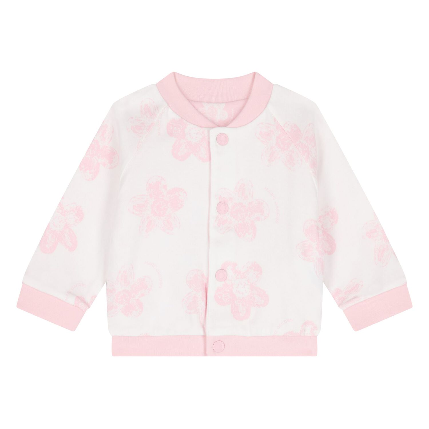 Younger Girls Reversible Pink & White Tracksuit Set, 1, hi-res