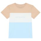 طقم أولاد شورت بالشعار متعدد الألوان, 1, hi-res