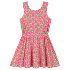 فستان بطبعة أشجار النخيل باللون الزهرى, 1, hi-res