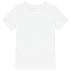 طقم شورت أولاد بالشعار باللون الكحلي والابيض, 1, hi-res