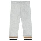 Younger Boys Grey Logo Tracksuit, 1, hi-res