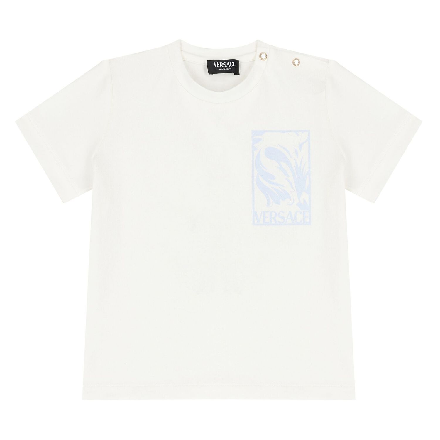 طقم شورت أولاد باروكو باللون العاجي والأزرق للأطفال, 1, hi-res