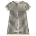 Girls Black & Gold Logo Dress, 2, hi-res