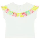 طقم بنات شورت باللون الأبيض والوردي, 1, hi-res