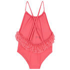 Girls Pink Mermaid Swimsuit, 1, hi-res