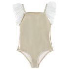 Girls Gold Tulle Swimsuit, 1, hi-res