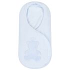 Baby Boys Blue Teddy Bear Nest, 1, hi-res