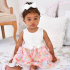 Baby Girls Multi-Coloured Tulle Dress, 1, hi-res