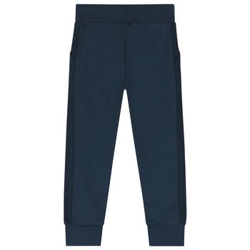 Boys Blue Logo Joggers