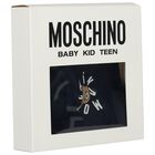 Navy Blue Teddy Bear Logo Baby Hat, 2, hi-res