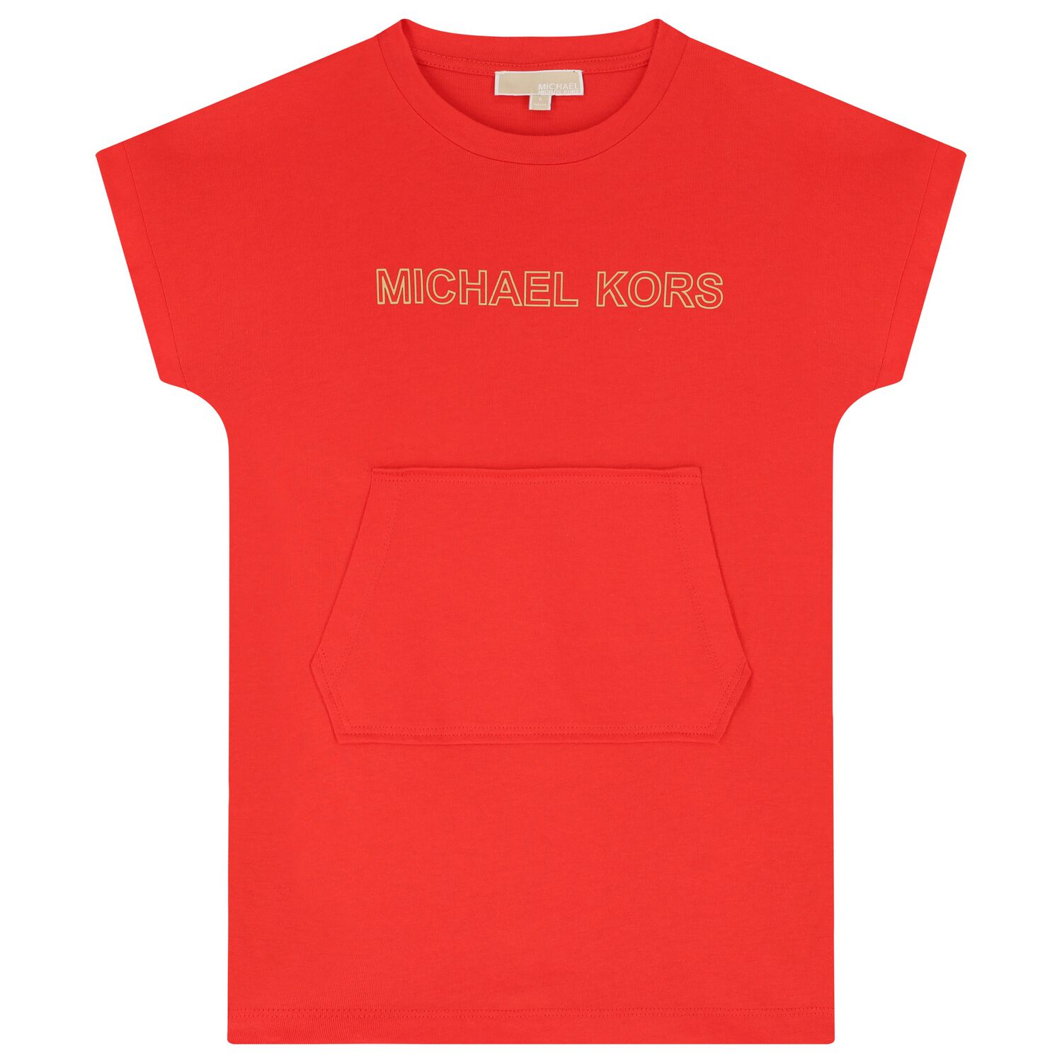 فستان بنات بالشعار بالون الاحمر, 2, hi-res