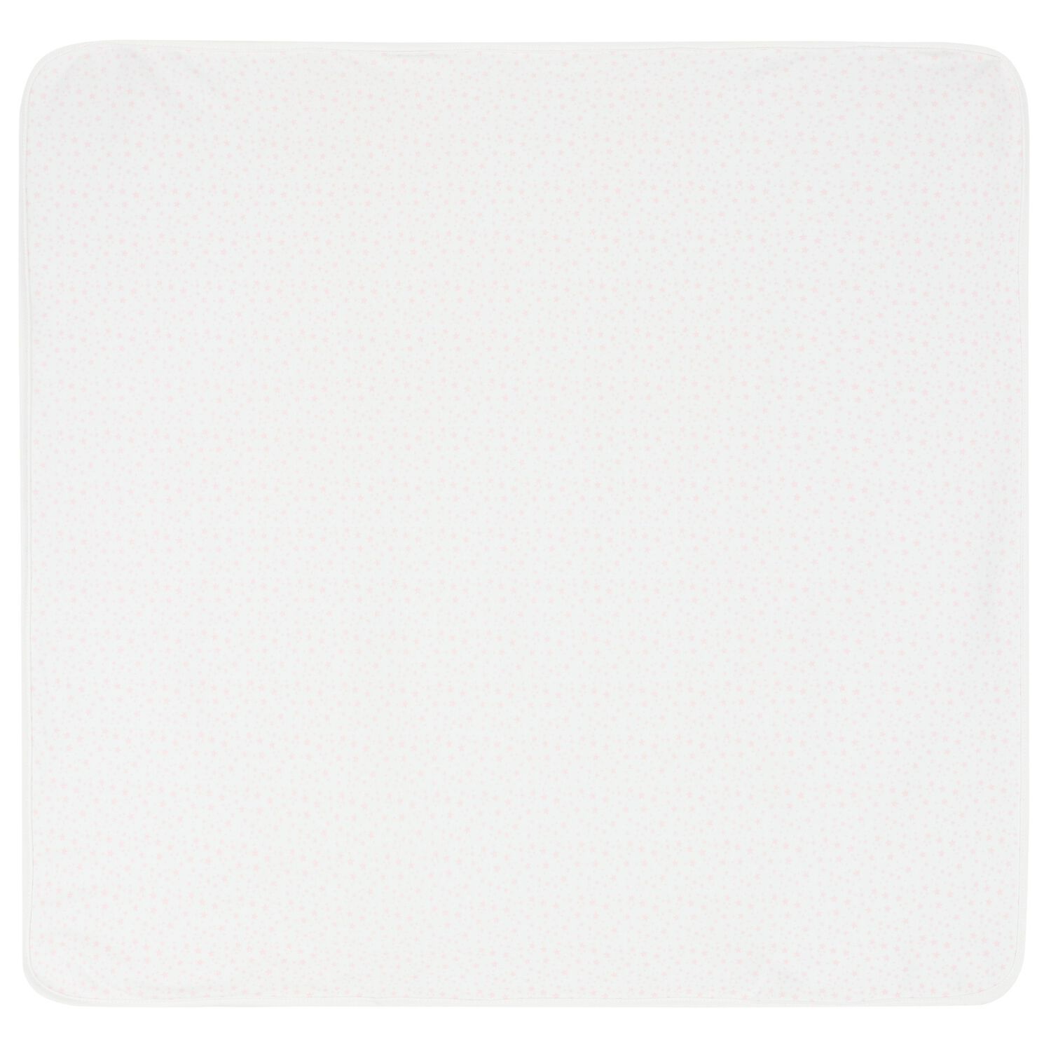 Girls White & Pink Stars Baby Blanket, 3, hi-res image number null