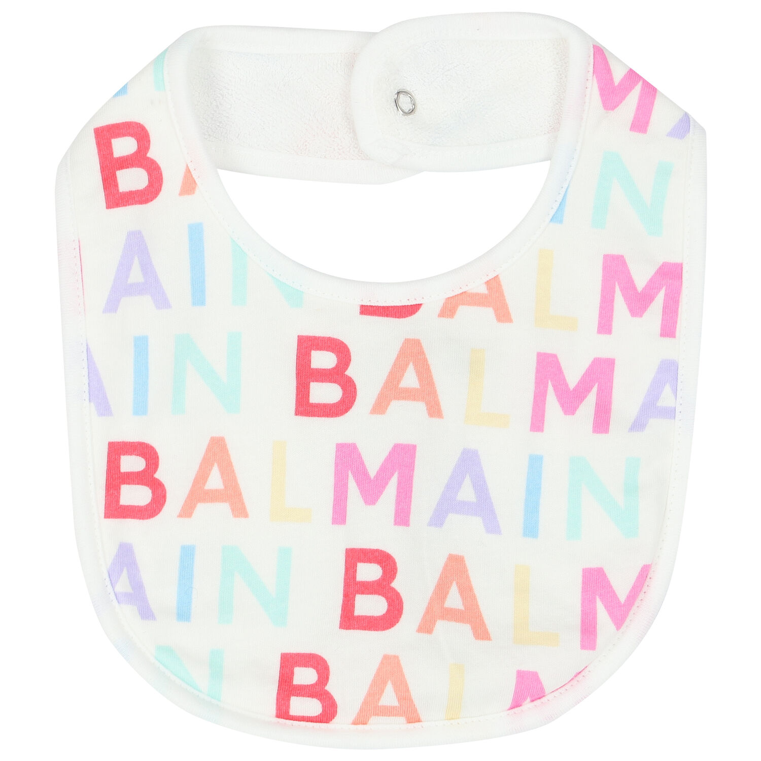 Baby Girls White & Ivory Logo Babygrow Set, 1, hi-res