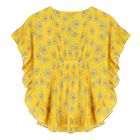Girls Yellow Turtle Kaftan, 1, hi-res