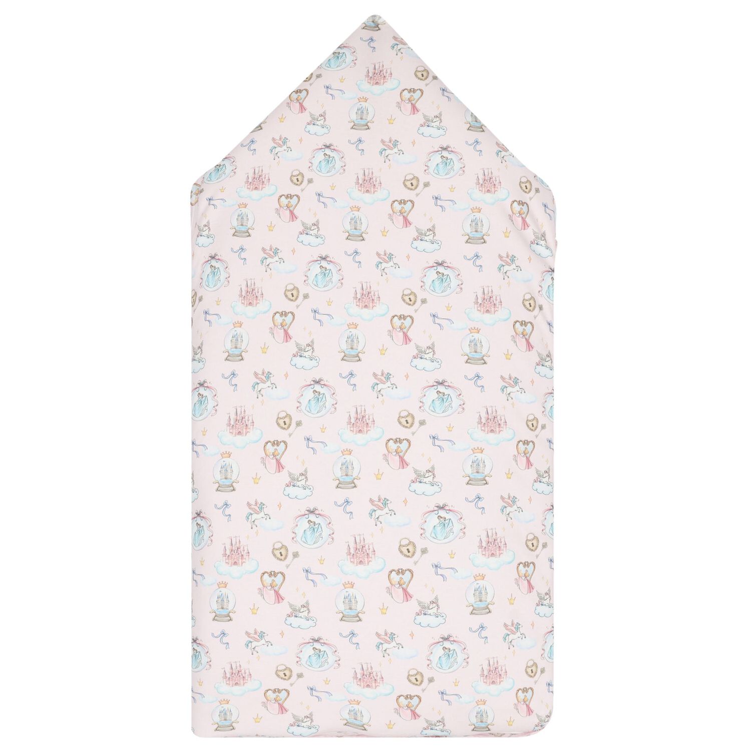 مدس بنات بطبعة الأميرات باللون الوردي, 1, hi-res