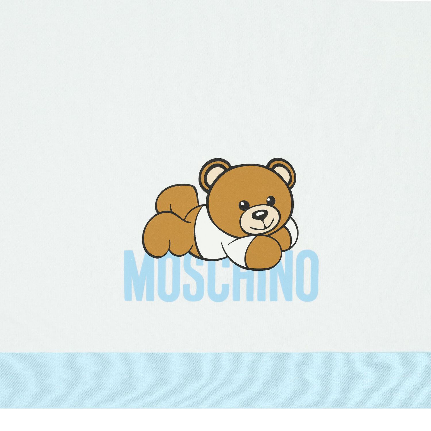 بطانية بشعار تيدي باللون الأزرق والأبيض, 2, hi-res image number null