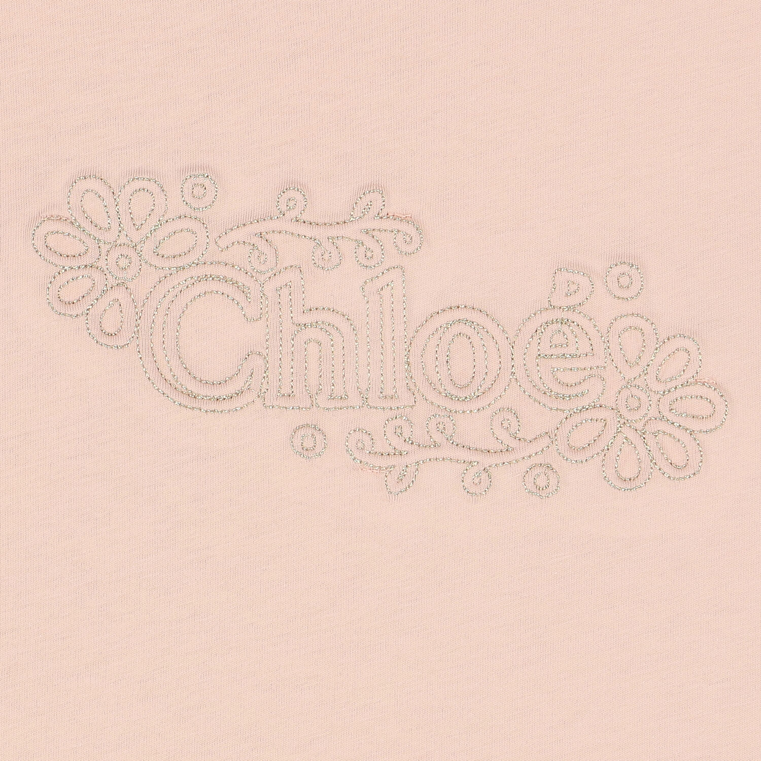 تيشيرت بالشعار باللون الوردي للبنات, 1, hi-res