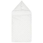 مدس بطبعه فيونكه  فضيه باللون الابيض , 1, hi-res