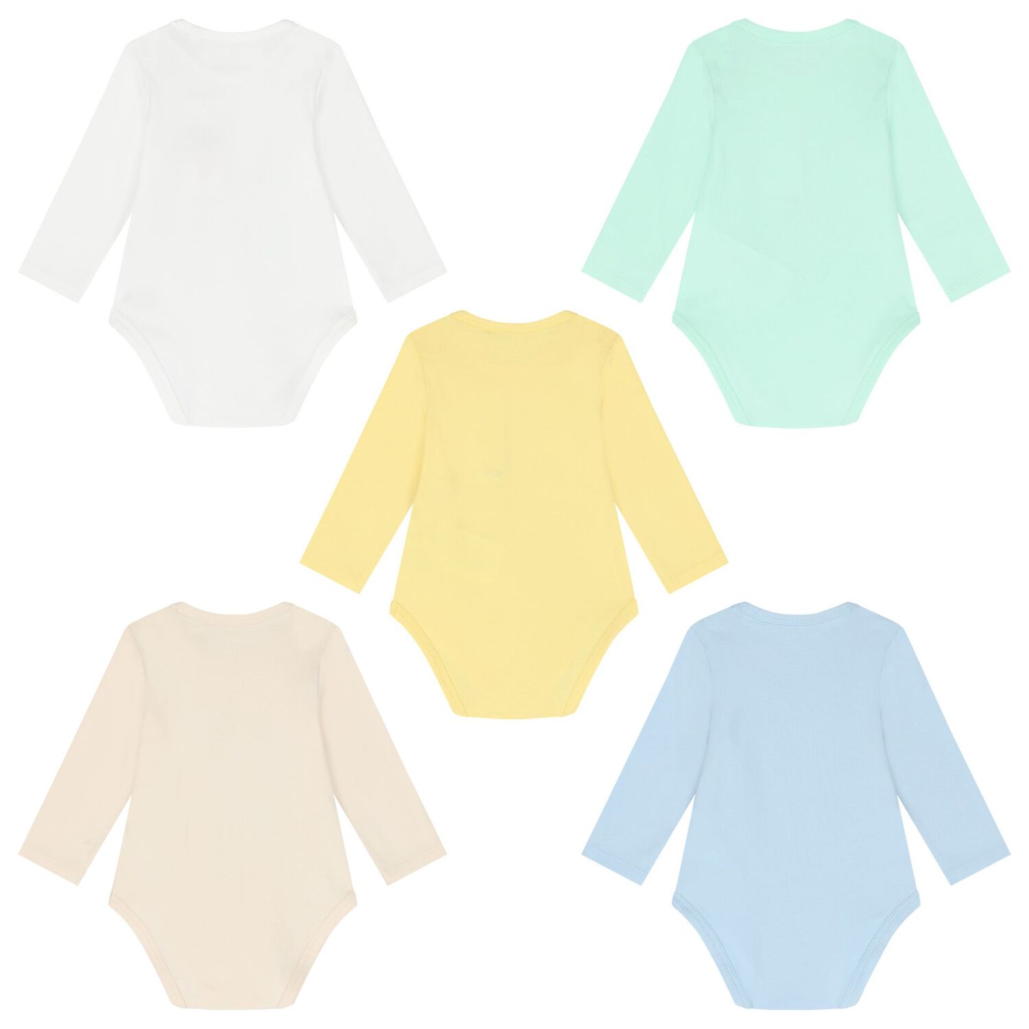 Multi-Coloured Logo Bodysuit( 5-Pack ), 1, hi-res