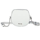 Girls White Logo Leather Handbag, 1, hi-res