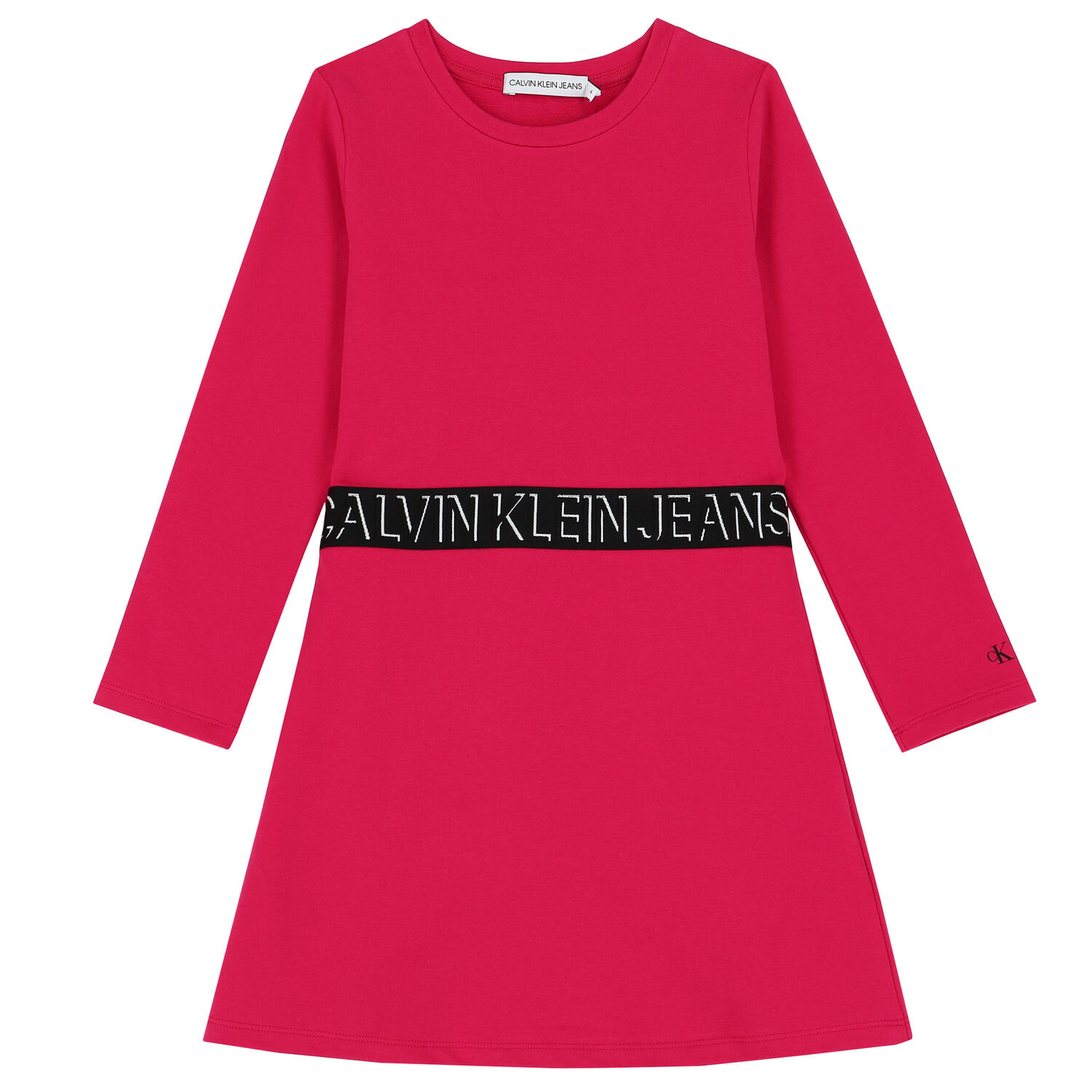 فستان بالشعار باللون الزهرى, 2, hi-res