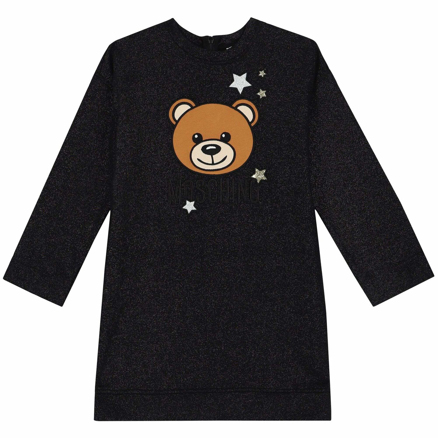 فستان بالشعار باللون الاسود, 2, hi-res image number null