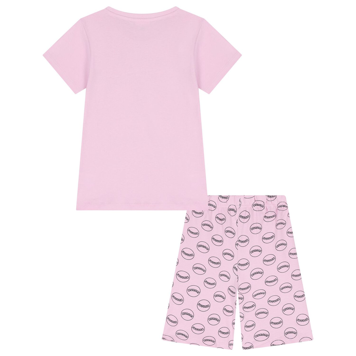 Girls Pink Kuromi Shorts Set, 1, hi-res