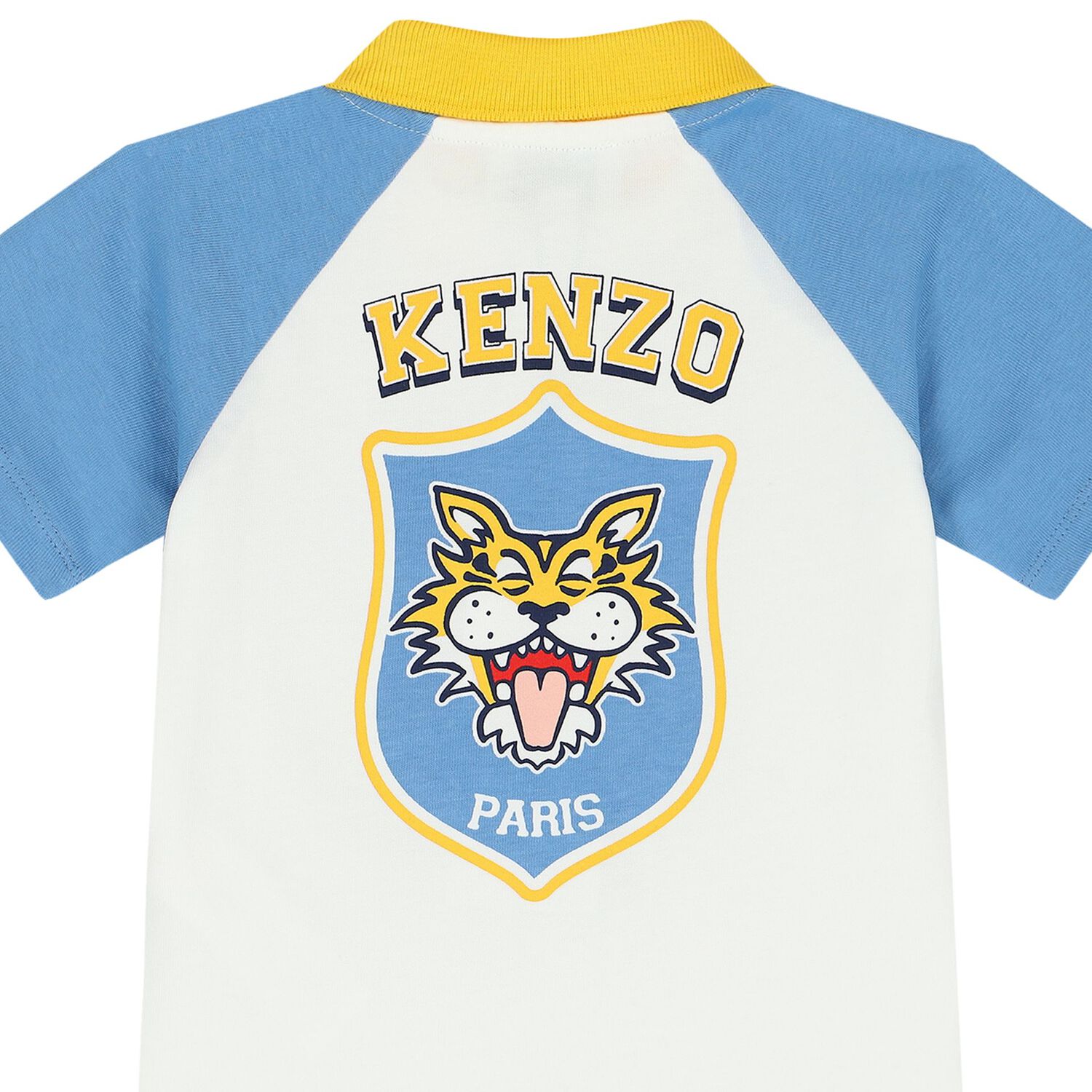 تيشيرت أولاد بشعار النمر باللون العاجي , 1, hi-res