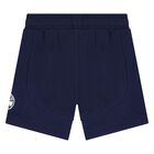 Younger Boys Blue Logo Shorts, 1, hi-res