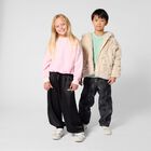 Girls Black Logo Joggers, 1, hi-res