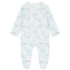 Baby Boys White & Blue Africa Babygrow Gift Set, 1, hi-res